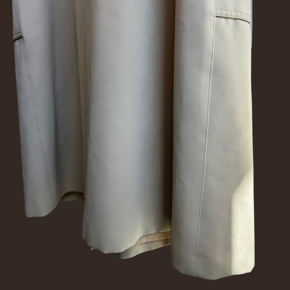 Vintage 1970s Forecaster of Boston Lined Trench Coat Made in British Hong Kong - Picture 10 of 10